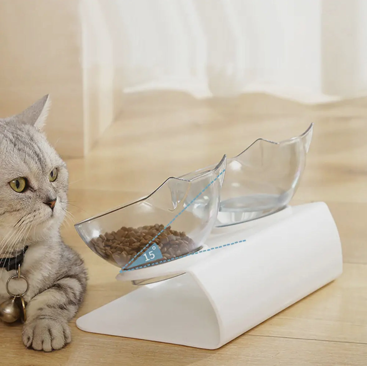 Anti-Vomiting Orthopedic Cat Bowl